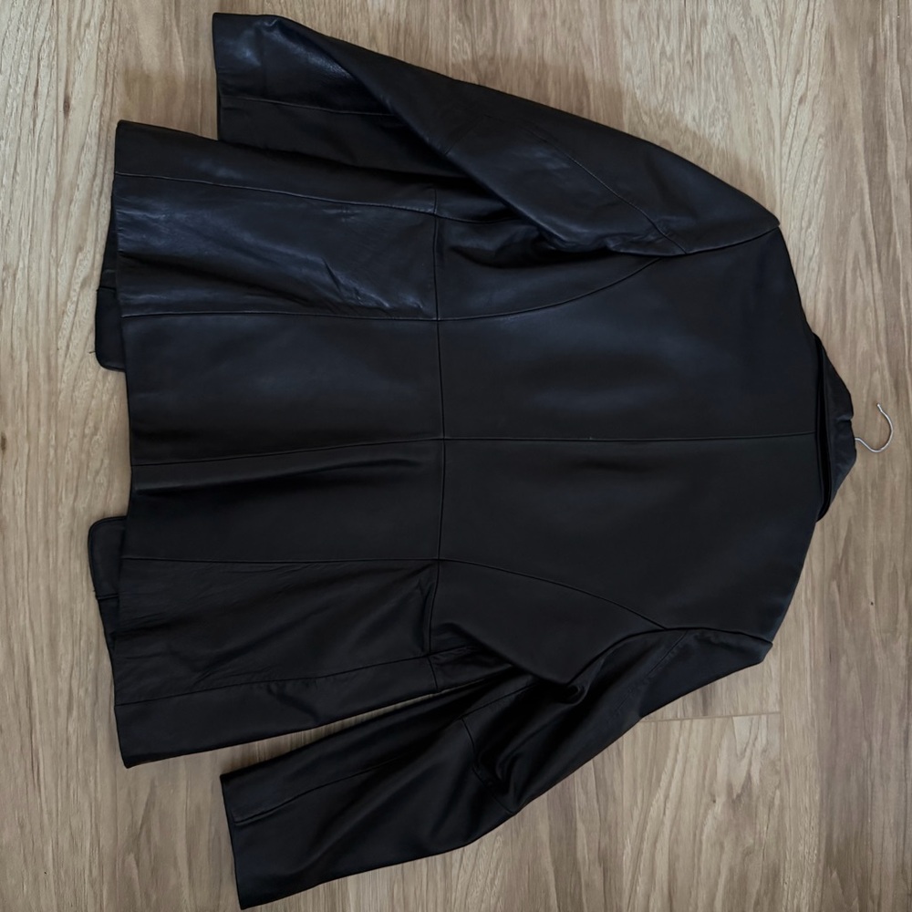 Authentic Leather Blazer Jacket - image 2